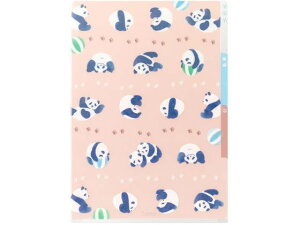 3ポケットクリアホルダー A4 パンダ デザインフィル 35574006