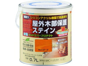アトムペイント/水性ウッドエバープロテクト 0.7L ライトオーク 00001-0890 2057509
