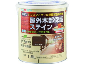アトムペイント/水性ウッドエバープロテクト 1.6L オールナット 00001-0892 2057563
