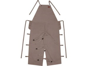 Armatex防炎胸付前掛け ローハイド型 グレーAX1203 日光物産 2504798