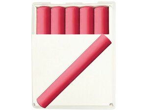 工事用チョーク 赤10本入り プラケース付 74142 シンワ 8252422