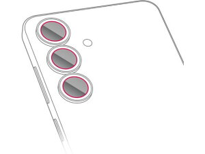 Galaxy S25 SC-51F レンズカバー 抗菌 エレコム PM-G251FLLFG