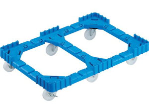 TRUSCO/OCドーリー 75Lオリコン用 ナイロン車輪 6輪自在ストッパー付 トラスコ中山 2446302