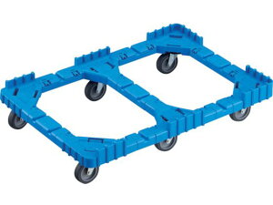 TRUSCO/OCドーリー 75Lオリコン用 エラストマー車輪 6輪自在 トラスコ中山 2446314