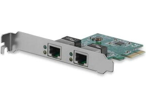 StarTech/LANJ[h/PCIeE/x1/2x RJ45/10/100/1000Mbps 4975423
