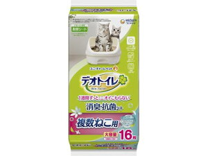 デオトイレ 消臭・抗菌シート 複数ねこ 16枚 ユニ・チャーム