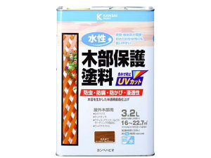 水性木部保護塗料 カスタニ 3.2L カンペハピオ
