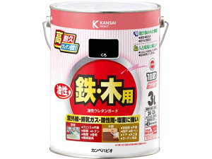 油性ウレタンガード くろ 3L カンペハピオ
