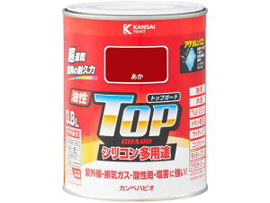 油性トップガード あか 0.8L カンペハピオ