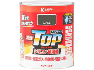 油性トップガード ねずみ色 1.6L カンペハピオ