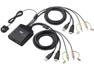 4K�Ή�HDMI�p�\�R�������ؑ֊� �T�����T�v���C SW-KVM2WHUUS