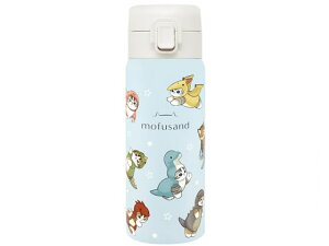 モフサンド ステンレスワンプッシュボトル 350mL かいじゅう 東亜金属 53-2193