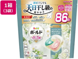 ボールド ジェル ボール 4Dホワイトティー替TJ 86個×3袋 P&G