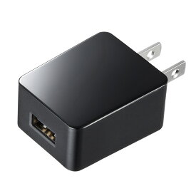 USB充電器（2A・高耐久タイプ・ブラック） [ACA-IP52BK]
