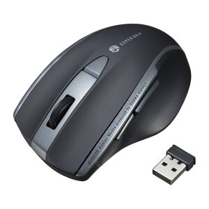 �É����C�����X�u���[LED�}�E�X�i5�{�^���j [MA-WBL166BK]