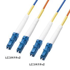 コード集合型光ファイバケーブル（シングルモード、LC×2-LC×2、200m） [HKB-CSLCLC1-200]