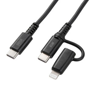 USB2.0 Type-CP[uiLightningϊA_v^tEubNj [KB-IPLTCCP6010BK]