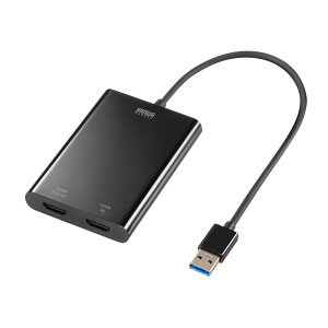 USB-HDMI�f�B�X�v���C�A�_�v�^(4K�Ή��E2��ʏo��) [USB-CVU3HD5]