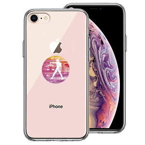 iPhone7 iPhone8 p ʃ\tg wʃn[h nCubh NA P[X  Ăт V Libra Pi