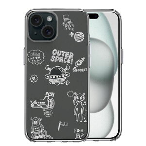 iPhone 15 Plus ʃ\tg wʃn[h nCubh NA P[X UFO Fl zCg Pi