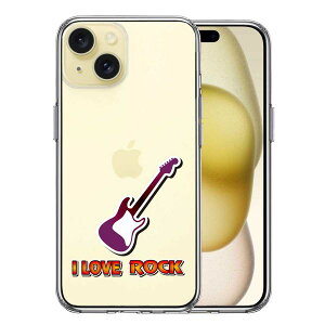 iPhone 15 Plus ʃ\tg wʃn[h nCubh NA P[X I LOVE ROCK bN GLM^[ Pi