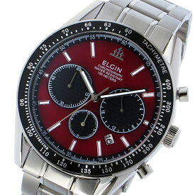 エルジン ELGIN クロノ クオーツ メンズ 腕時計 FK1401S-R レッド 国内正規品 レッド