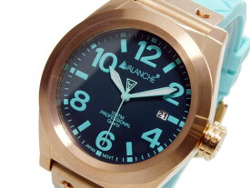 アバランチ AVALANCHE クオーツ ユニセックス 腕時計 AV1028-GRRG ブラック