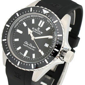 GhbNX EDOX rv 80120-3NCA-NIN Y XJC_Co[ lv`jA I[g}eBbN NEPTUNIAN AUTOMATIC  ubN