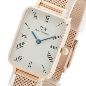 _jGEFg DANIEL WELLINGTON Quadro Roman Numerals Melrose DW00100687 rv fB[X zCg NI[c [YS[h