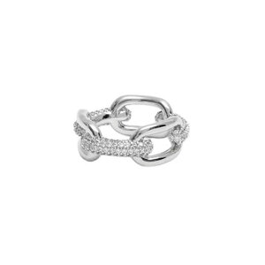 �_�j�G���E�F�����g�� DANIEL WELLINGTON Crystal Link Ring 52 S �����O DW00400615 ���f�B�[�X �����Y 11.5�� �V���o�[