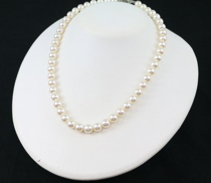 楽天市場】TASAKI タサキ ネックレス パール 真珠 7.5-8.0mm シルバー 