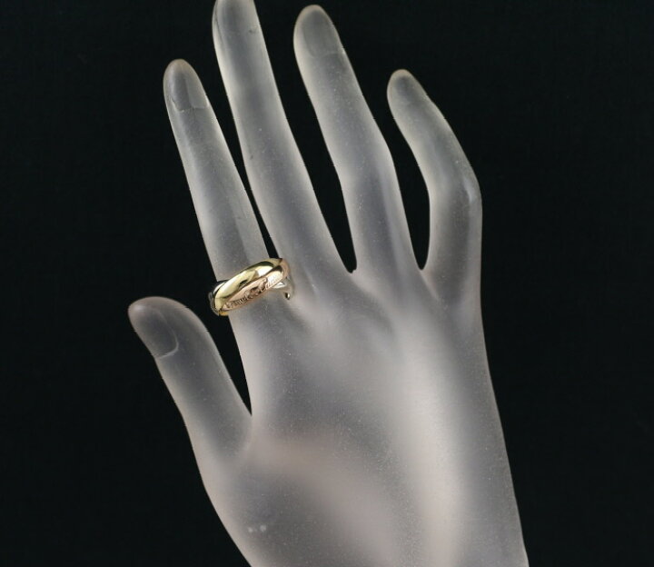 楽天市場】Cartier カルティエ トリニティリング スリーカラー  