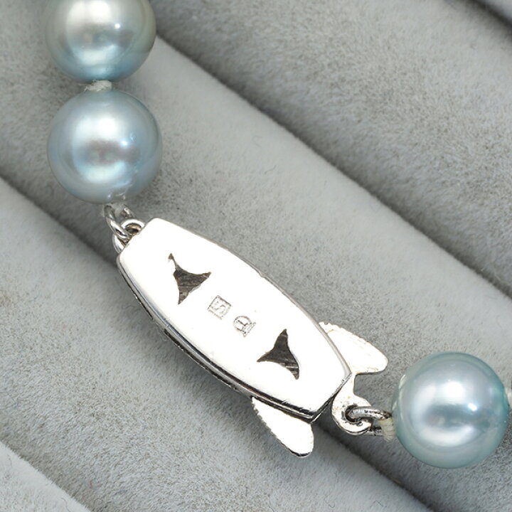 楽天市場】TASAKI タサキ ネックレス グレーパール 真珠 7.0mm 