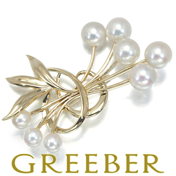 楽天市場】ミキモト ブローチ パール 真珠 5.4-7.8mm フラワー ブーケ  