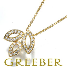 HARRY WINSTON ハリーウィンストン ネックレス ダイヤ ダイヤモンド リリークラスター ミニ K18YG Necklace【中古】BLJ