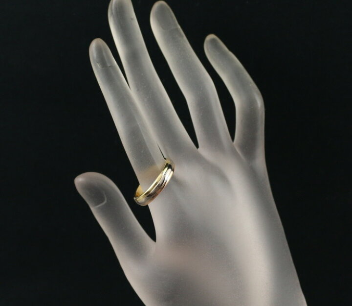 カルティエ リング ルイカルティエヴァンドーム スリーカラー 55号  