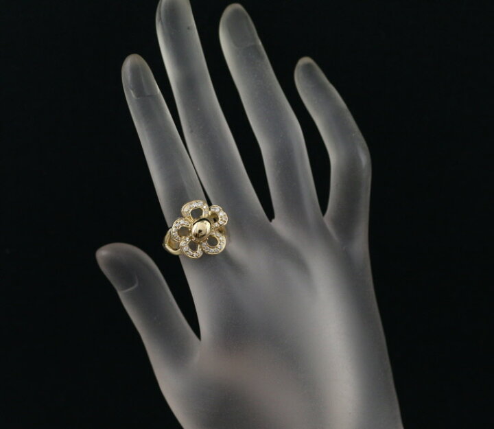 楽天市場】HERMES エルメス リング ダイヤ ダイヤモンド フルール  