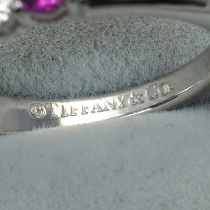 楽天市場】Tiffany&Co. ティファニー リング ピンクサファイア ダイヤ 