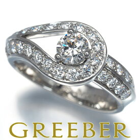 ★ポイント5倍対象商品★ Van Cleef & Arpels ヴァンクリーフ&アーペル リング ダイヤ ダイヤモンド 0.31ct クチュール ソリテール 49号 Pt950 保/鑑 Ring 指輪 【中古】BLJ