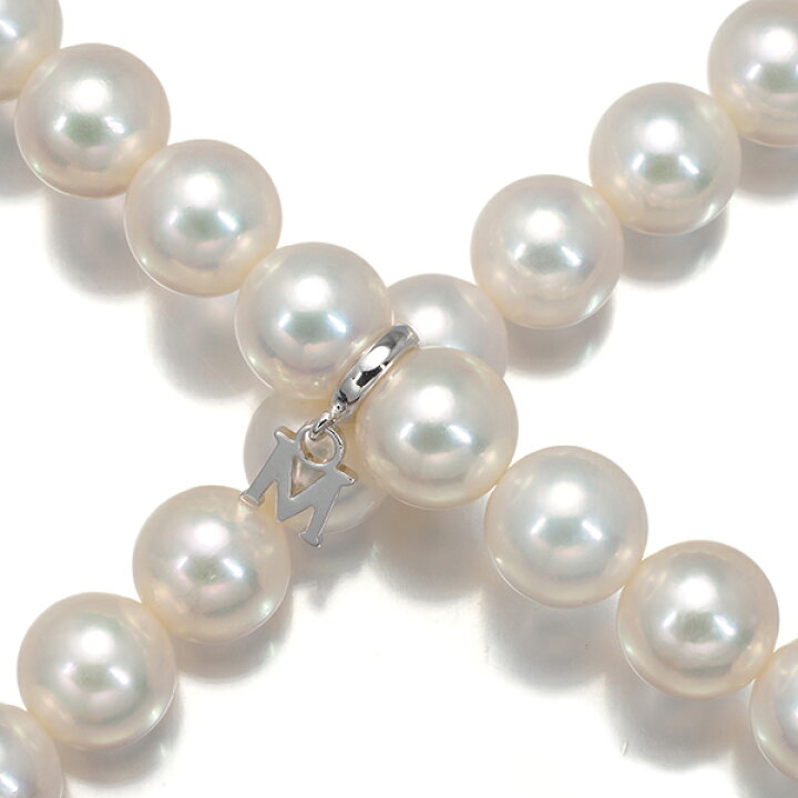一度着のみ○正規店購入 ミキモト MIKIMOTO パールネックレス k18WG 