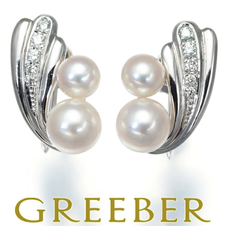 楽天市場】MIKIMOTO ミキモト イヤリング パール 真珠 5.0-6.5mm  