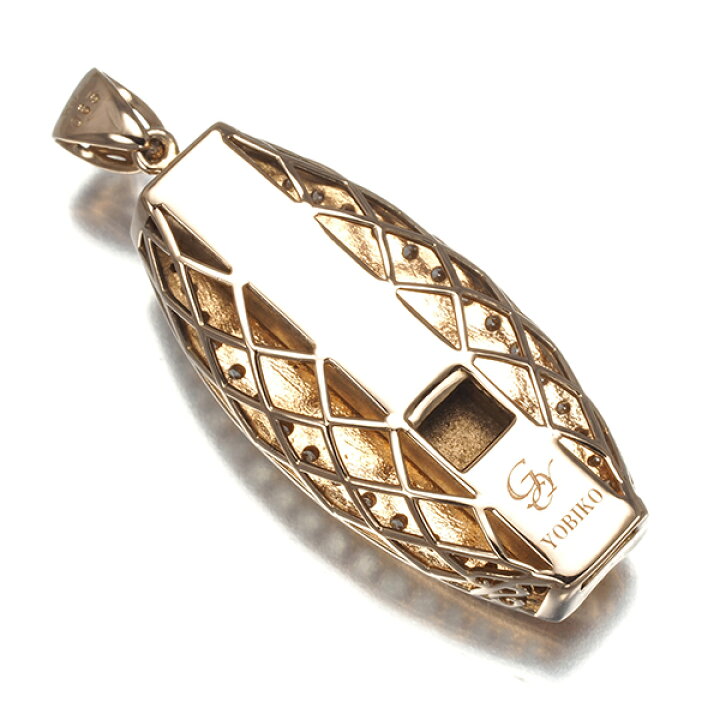 楽天市場】ゆきざき ペンダントトップ ダイヤ 0.65ct ヨビコ K18PG 