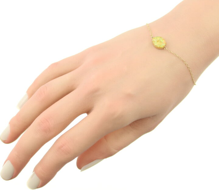 楽天市場】agete アガット ブレスレット オパール K10YG/樹脂 Bracelet 
