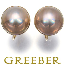 TASAKI タサキ イヤリング マベパール 真珠 14.0mm K18YG Earrings【中古】BLJ