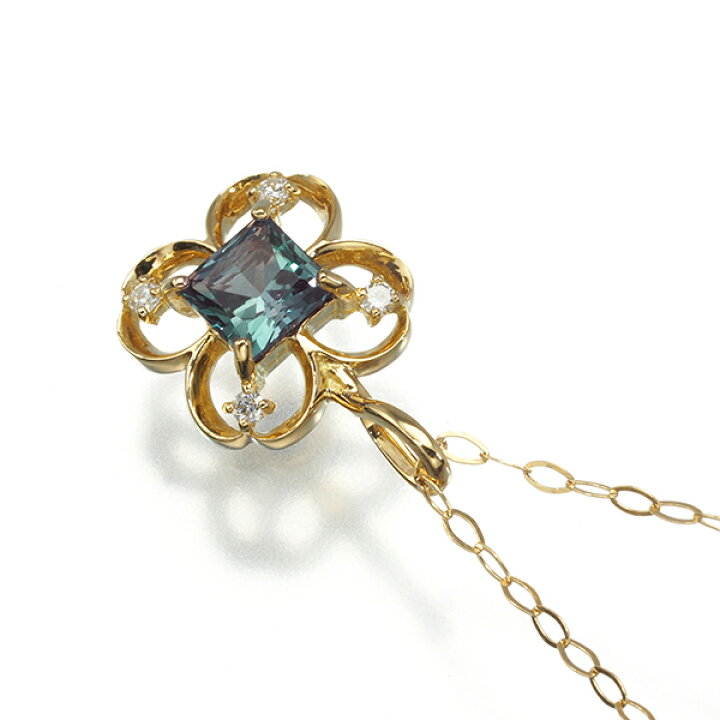 楽天市場】クレサンベール ネックレス 再結晶アレキサンドライト  