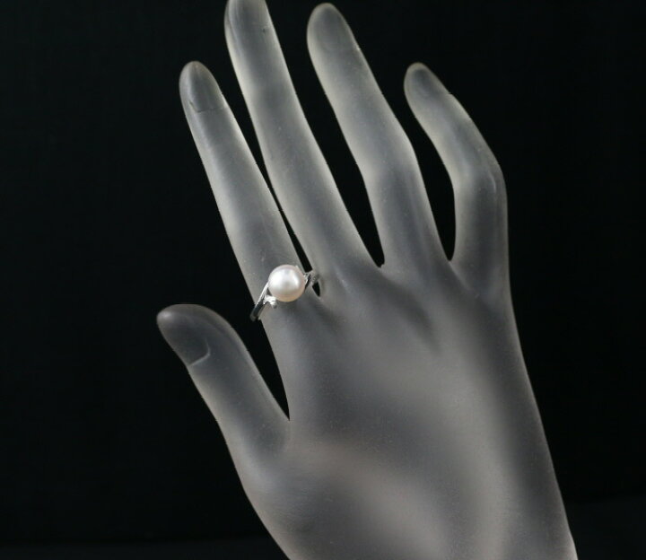 楽天市場】MIKIMOTO ミキモト リング パール 真珠 8.0mm 10号 K14WG  