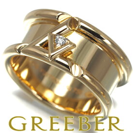 Louis Vuitton ルイヴィトン リング ダイヤ ダイヤモンド ヴォルトワン 54号 K18YG 保証書 Ring 指輪 【中古】BLJ