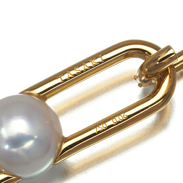 楽天市場】TASAKI タサキ ピアス パール 真珠 7.8mm ダイヤ  