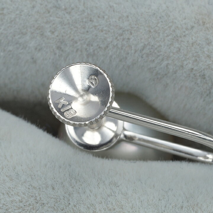 楽天市場】ミキモト イヤリング パール 真珠 8.0mm 一粒 K18WG 【中古  