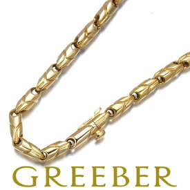 【要獲得！先着順最大4万円クーポン！】BVLGARI ブルガリ チェーンネックレス パッソドッピオ 40cm K18YG Necklace【中古】BLJ